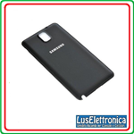 COPRIBATTERIA POSTERIORE SAMSUNG GALAXY NOTE 3 III N9000 N9005 COLORE NERO