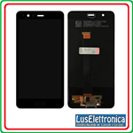 TOUCH SCREEN VETRO  LCD DISPLAY PER HUAWEI P10+ P10 PLUS VKY-L09 NERO + FRAME