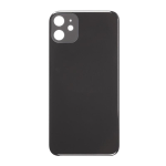 BACK COVER SCOCCA POSTERIORE APPLE IPHONE 11 NERO BLACK (FORO LARGO)